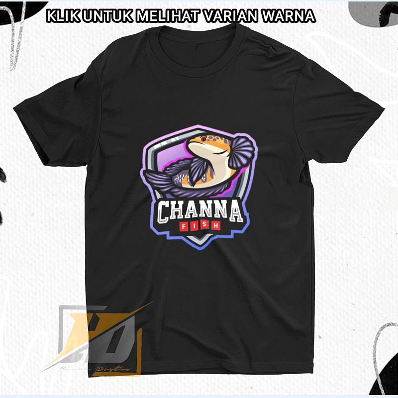 Baju Anak  ikan Channa Kaos Anak Gambar ikan channa fish snakehead terbaru