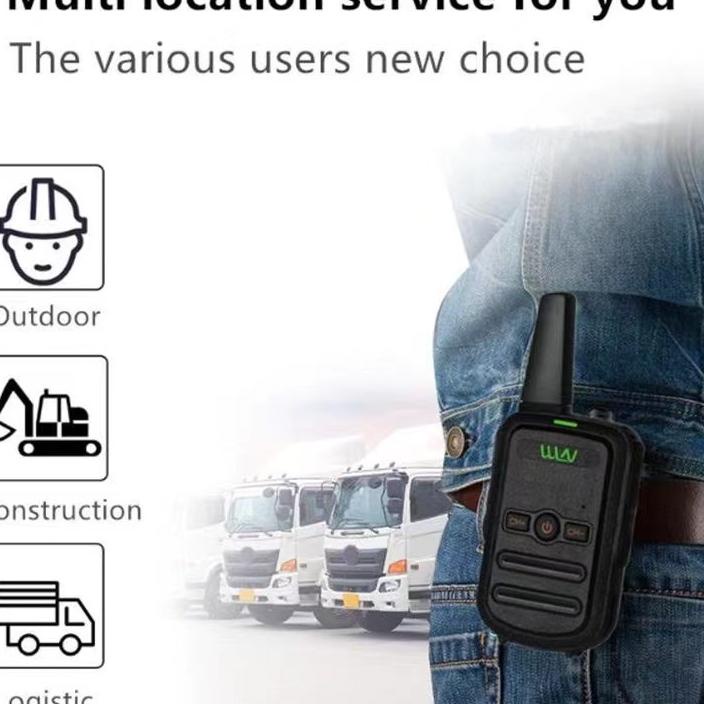 Viral {COD}WLN C51/C50 HT Mini Wln Two-Way Radio Walkie Talkie  sipil daya tinggi walkie-talkie geng