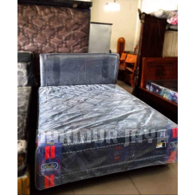BOXY BELLA SPRING BED SET DIVAN PULSH TOP ORIGINAL UKURAN MULAI 120 140 160 180 X 200 GARANSI RESMI 