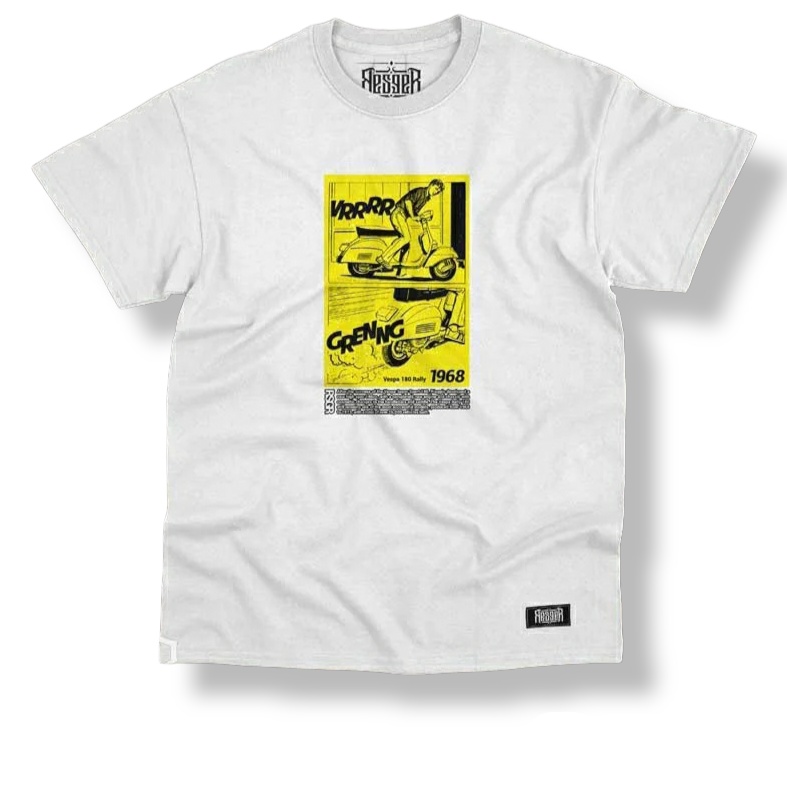 Resger T-shirt Vespa Sprint Rally Unisex White