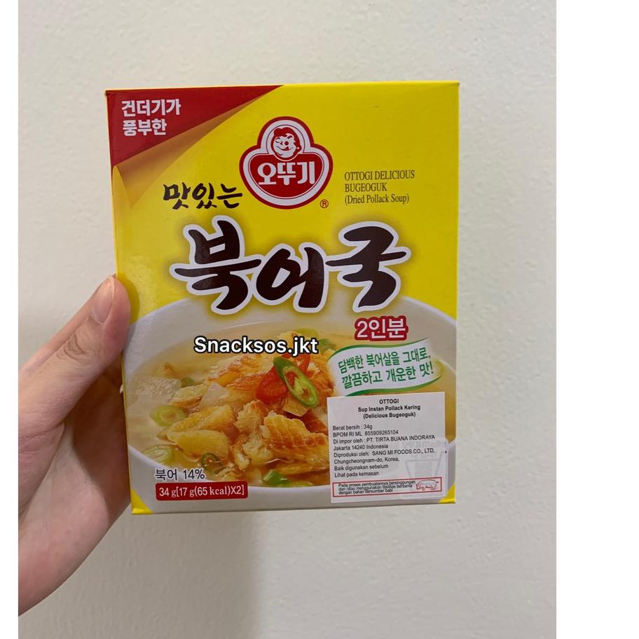 

STAR BRANDS OTTOGI DELICIOUS BUGEOGUK DRIED POLLACK SOUP- SUP INSTAN KOREA serbuuu !