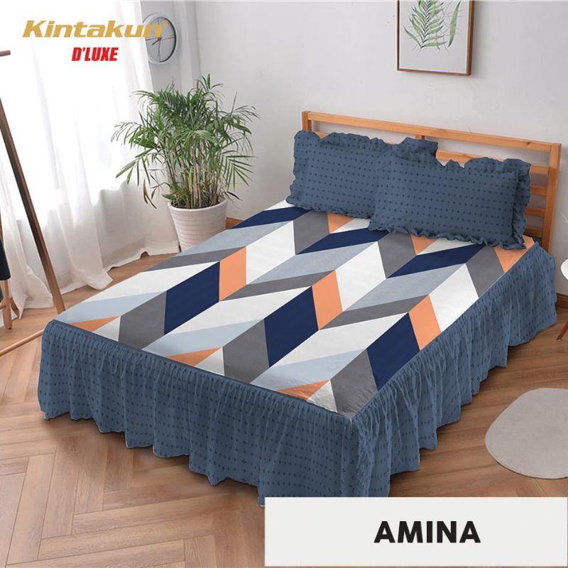 Sprei KINTAKUN RUMBAI King 180x200x35Cm AMINA