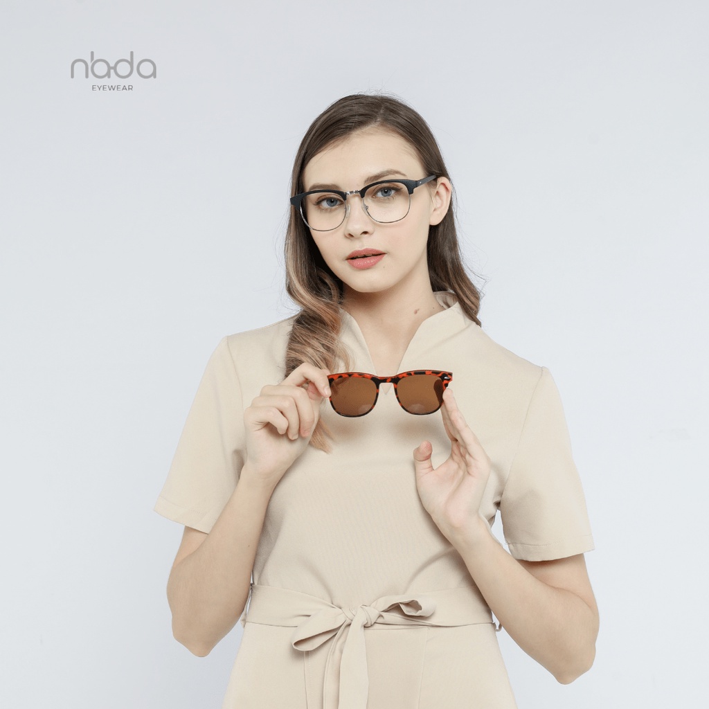 2218A Kacamata Clip On Normal - Minus - Cylinder - Supersin - Blueray