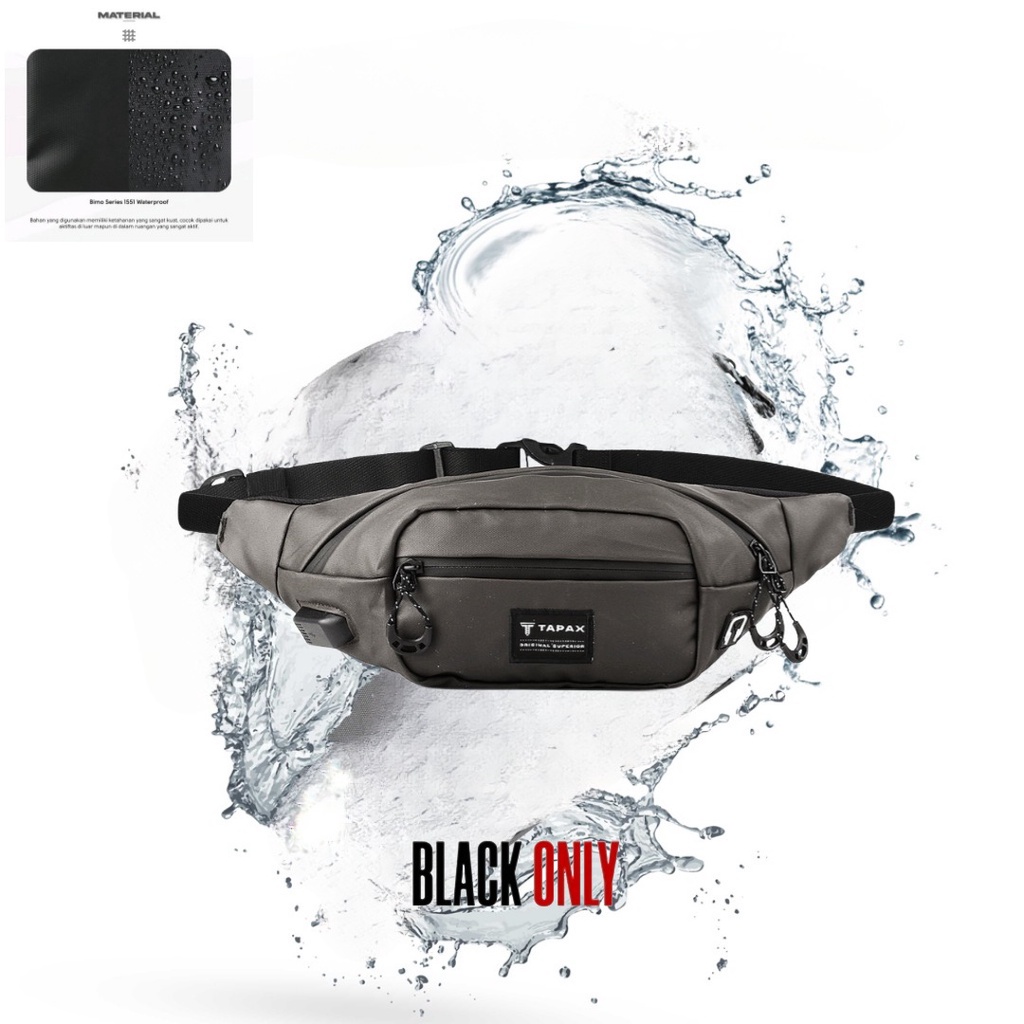 Waistbag Usb Waterproof Venom Tapax waterproof