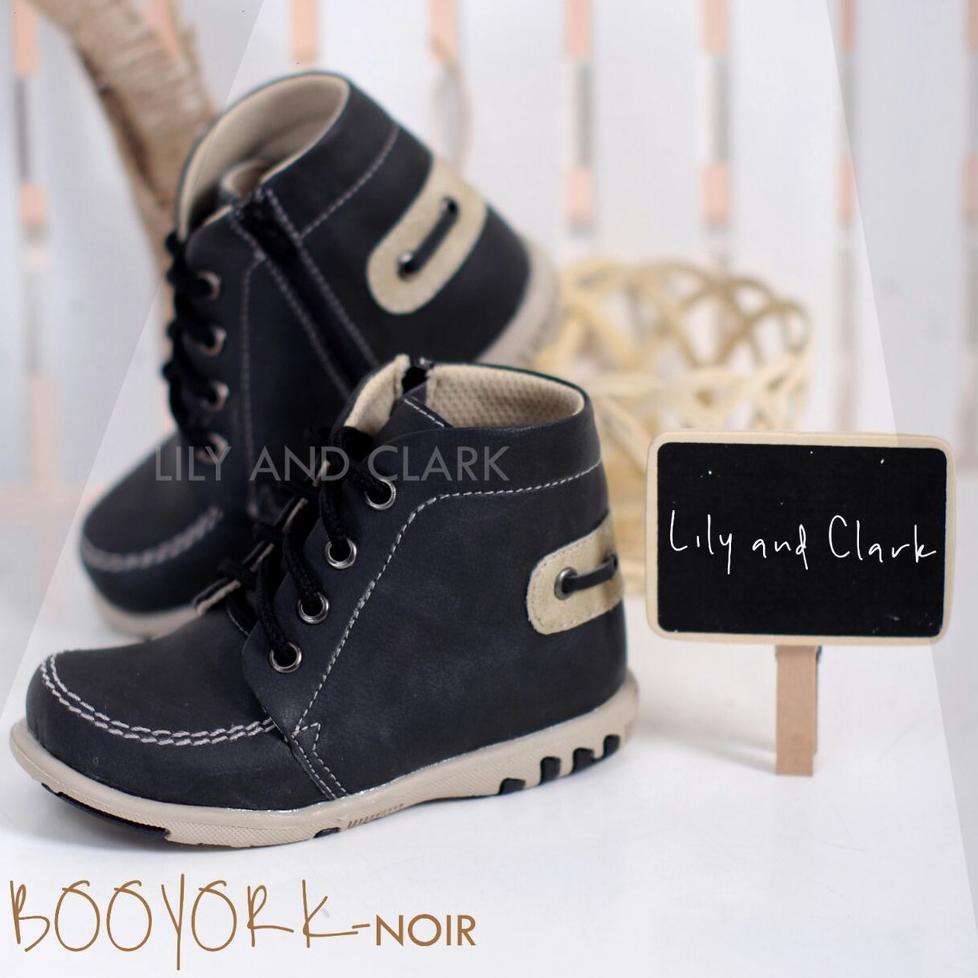 {VI.22Oc22r} Sepatu Boots Anak Laki Laki, Sepatu Anak Boots Perempuan Lily and Clark Booyork Tan