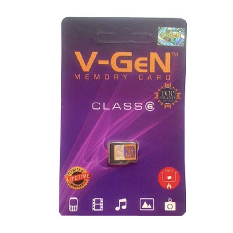 Memory V-gen Class 6 Series Garansi Live Time