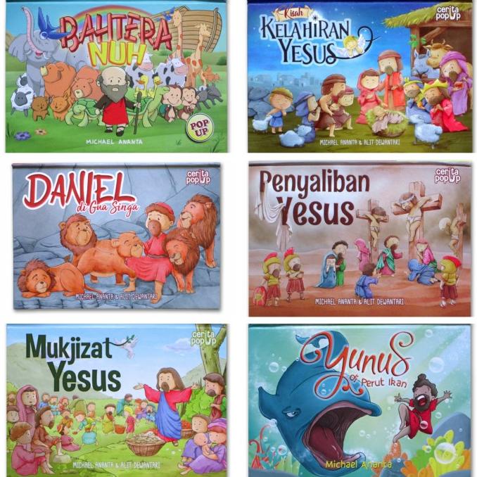 Pop up book cerita Alkitab