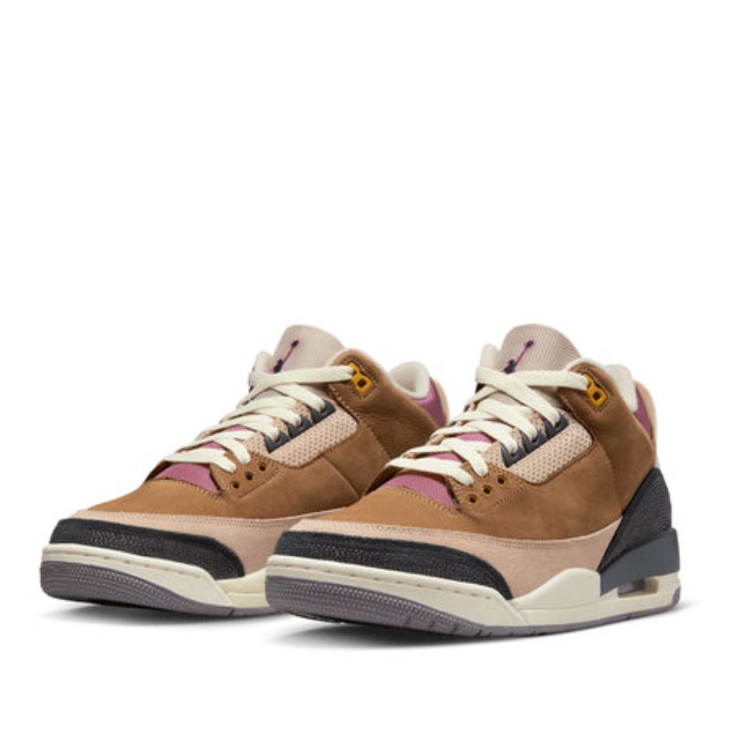 sepatu basket pria nike air jordan 3 retro SE "archaeo brown" DR8869-200