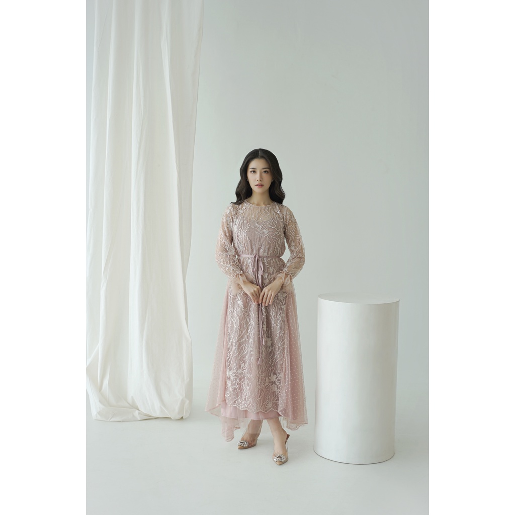 Aura Label - Emery Dress in Pink