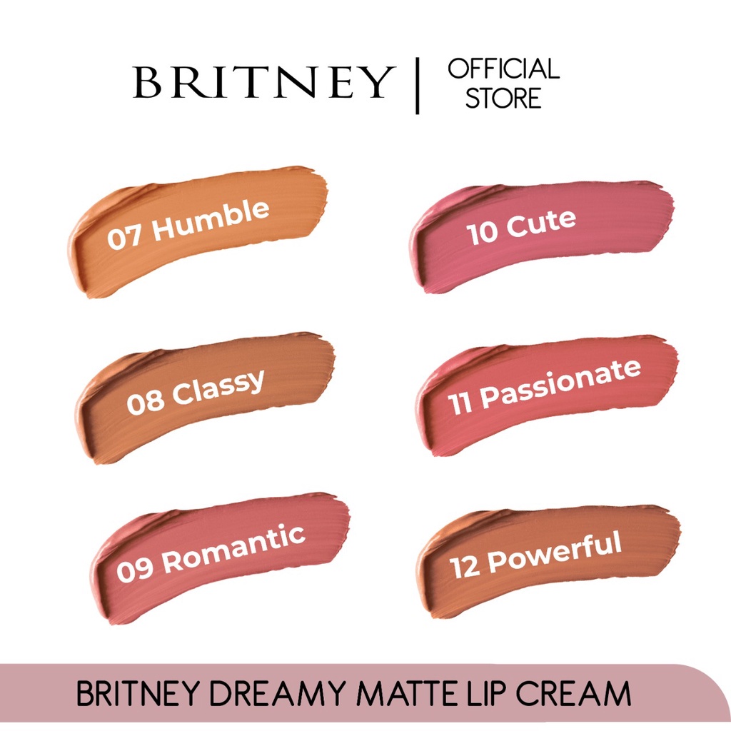 Purbasari Britney Dreamy Matte Lip Cream