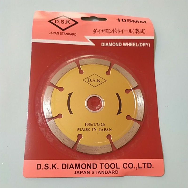 potong keramik beton Diamond wheel 4inci DSK kering. harga per pc