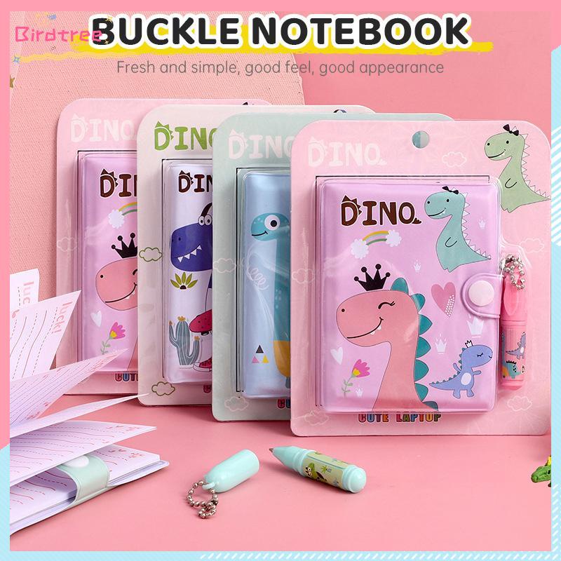 

[Readystock❤️COD]Kartun Kreatif Notebook Portabel Mini Dengan Set Bolpoin- BS