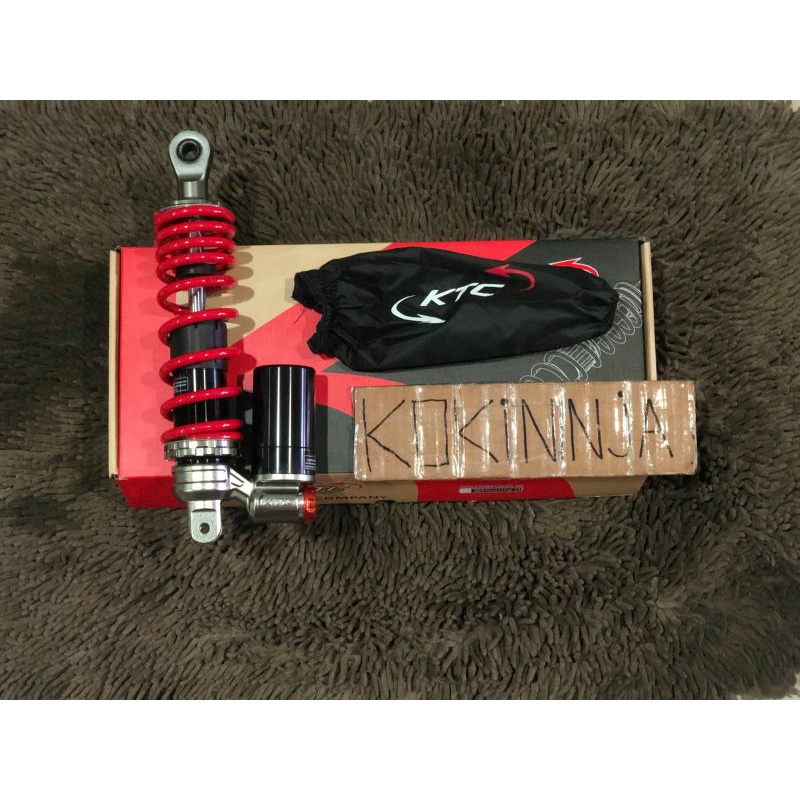 shock ktc tabung bawah apex 300mm klik reborn mio fino beat scoopy karbu red