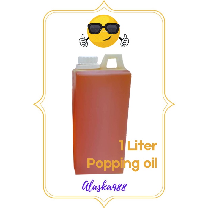 

Popping Oil Minyak Khusus untuk Popcorn / Minyak goreng popcorn