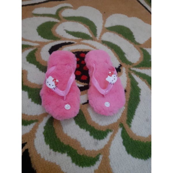 SANDAL JEPIT BULU ANAK MANIS MURAH