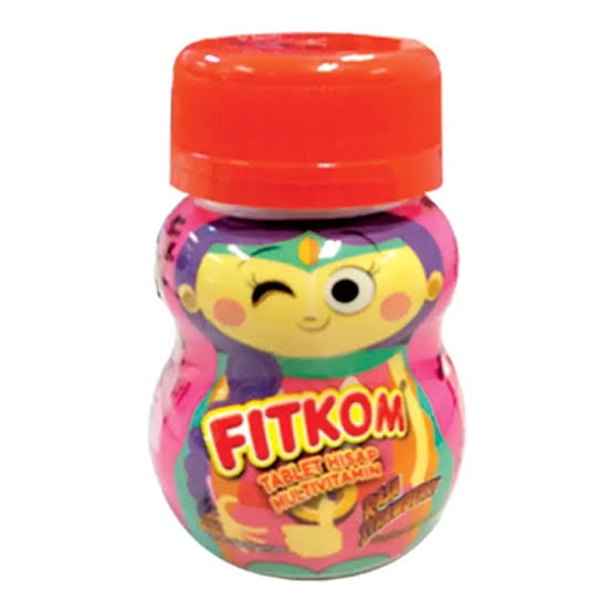 Fitkom Tablet Hisap Isi 21 Tablet Multivitamin Anak ORIGINAL-BPOM