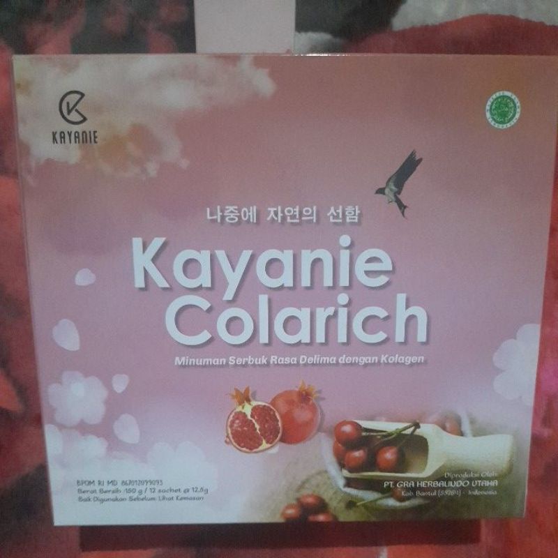 kayanie colarich || minuman collagen || pemutih badan