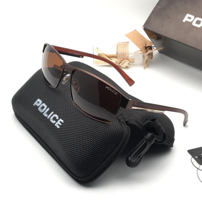 (PROMO CJP82) Sunglass Kacamata Pria Police P24 / P 24 Lensa Polarized Original kaca mata mancing passer ikan ❇