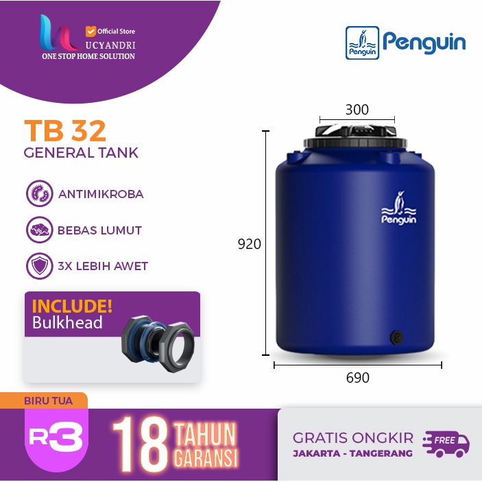 Tangki Air  Penguin TB 32 / Toren Air / Tandon Air