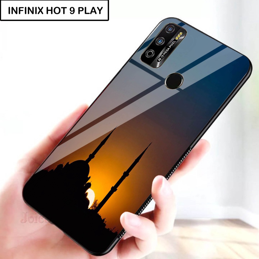 Softcase Kaca For INFINIX HOT 9 PLAY - Case Handphone INFINIX HOT 9 PLAY [T20].