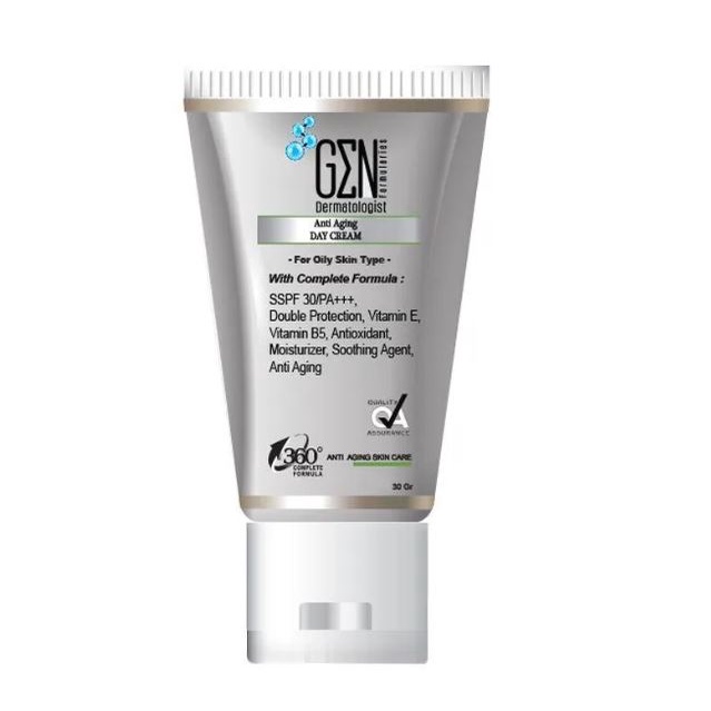 Gen Anti Aging Day Cream Oily Tube 30 Gr