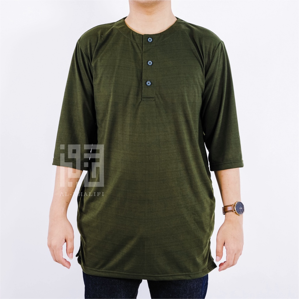 Kurta Pakistan Bahan Kaos Lengan 3/4 Baju Koko Terlaris Termurah