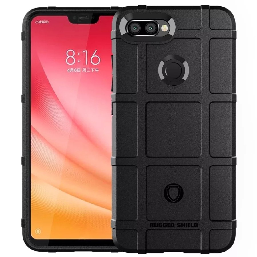 Case Xiaomi Mi 8 Lite Case Rugged Shield Armor Softcase Casing