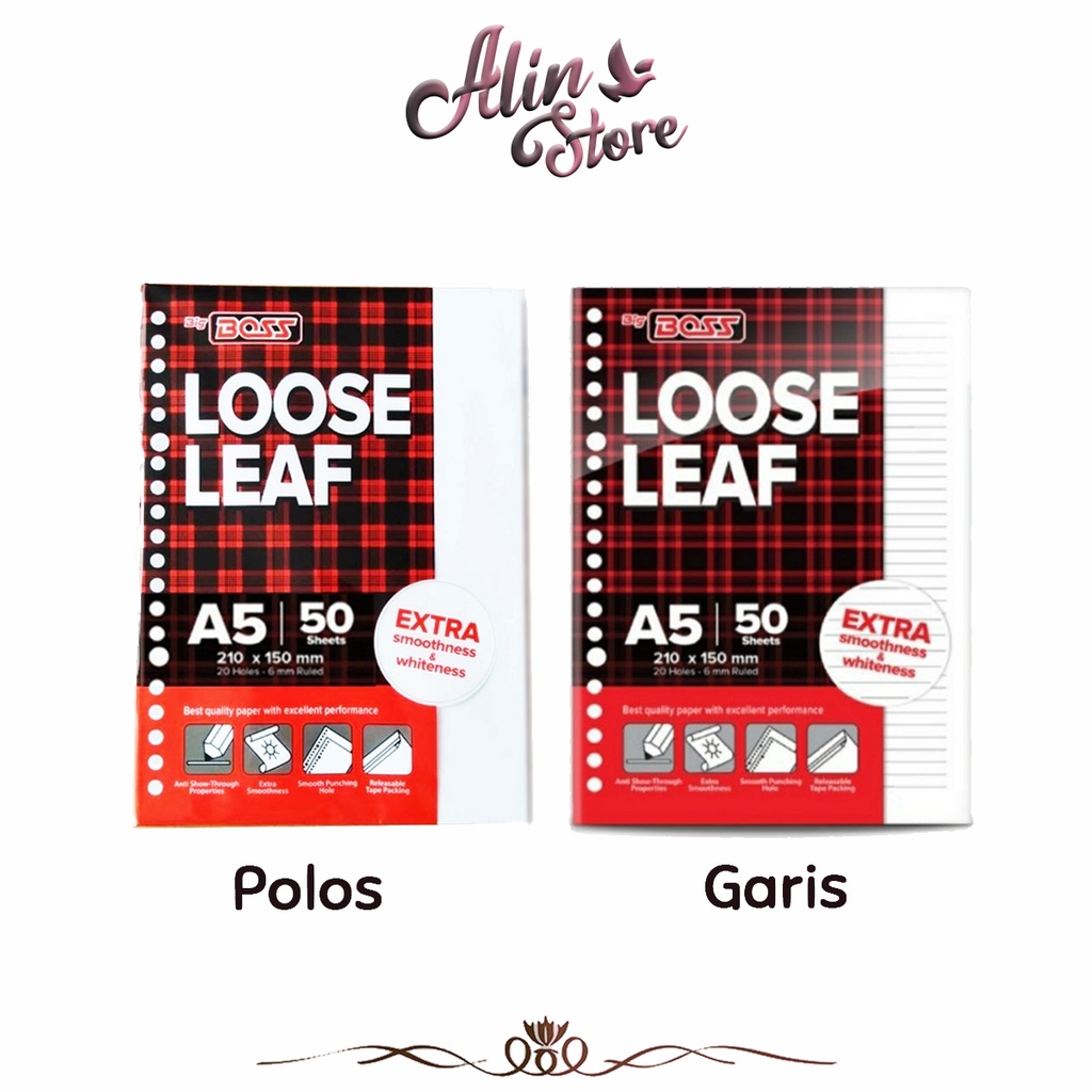 

Big Boss - Isi Binder Loose Leaf A5 50 lembar