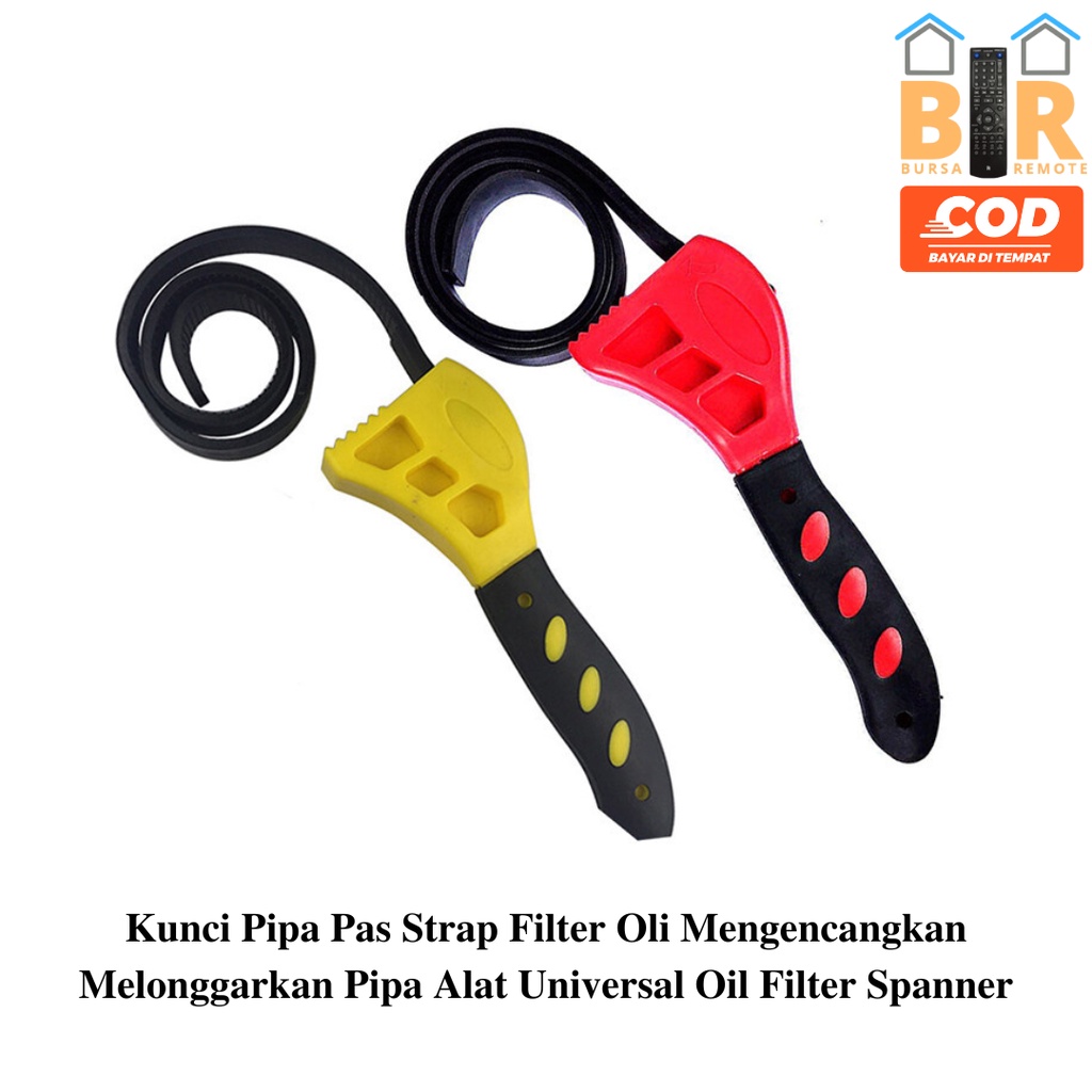 Termurah - Kunci Filter Oil Wrench Strap Karet Alat Membuka Dan Mengencangkan Pipa Kran Air