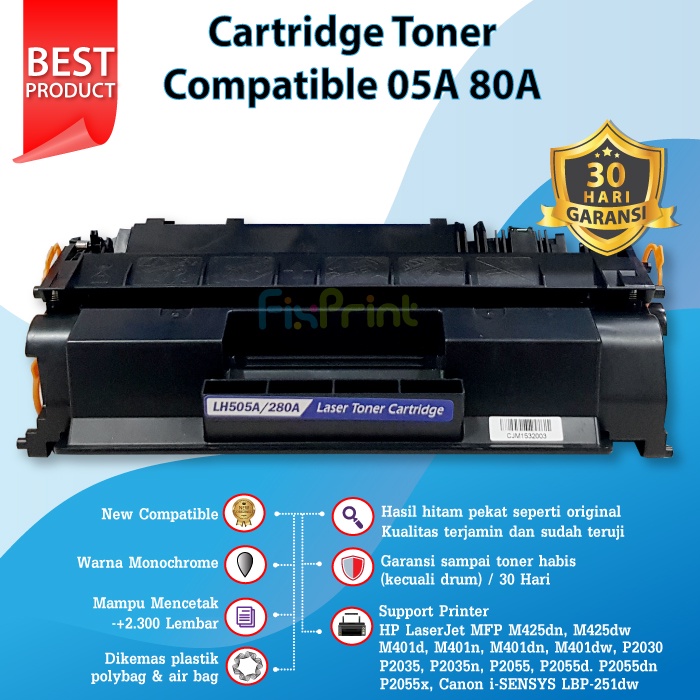 Cartridge Toner Compatible H 85A CF285A 83A CF283A 78A CE278A 17A CF217A 12A Q2612A 107A 79A CF279A 48A CF248A 80A CF280A 103A W1103A
