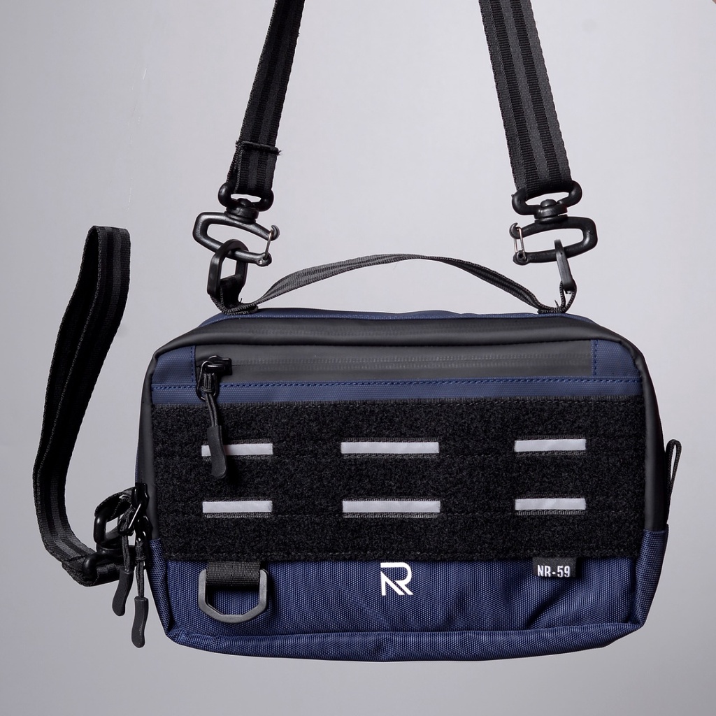 Tas Selempang Handbag  Multifungsi Navy Edition Zhapier NR-59 Black