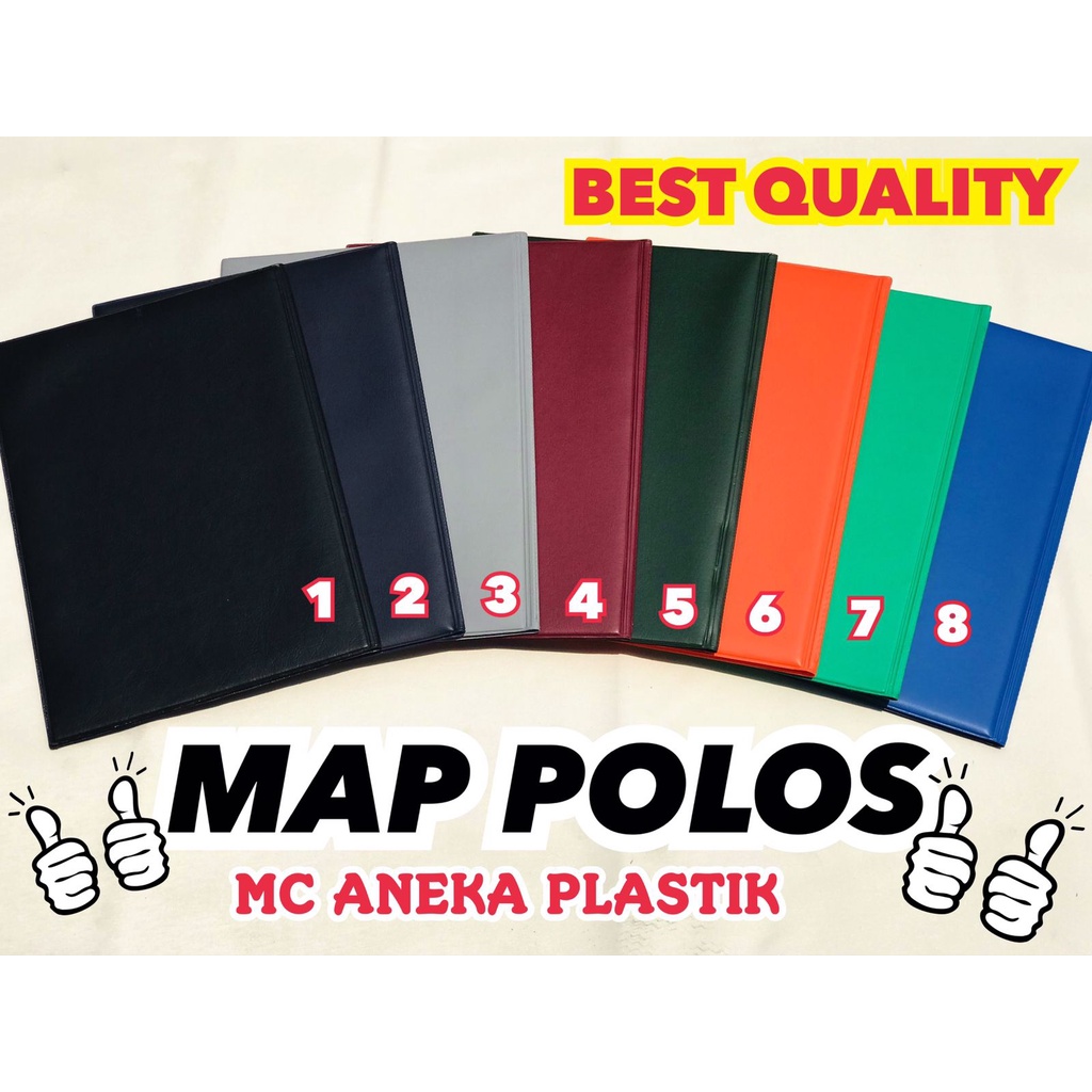 

MAP POLOS Map Restoran Catalog Menu Penyimpanan Dokumen Map Plastik Map Serbaguna