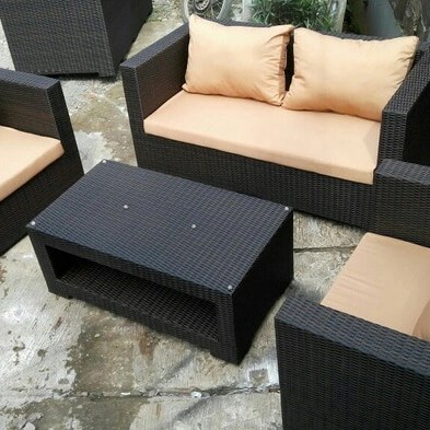 SET TAMU 2111 DAN AYUNAN ROTAN SINTETIS