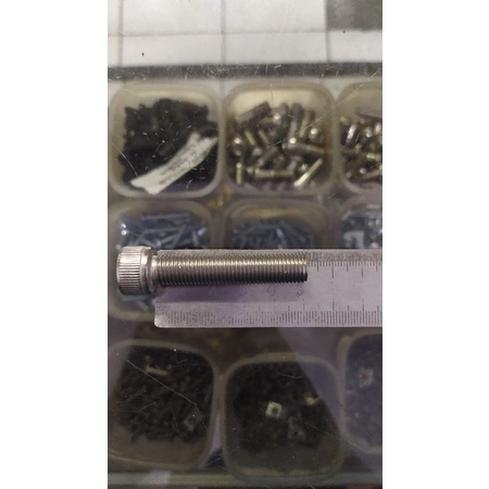 BAUT L STAINLESS M 10X50 (1.25/HALUS)