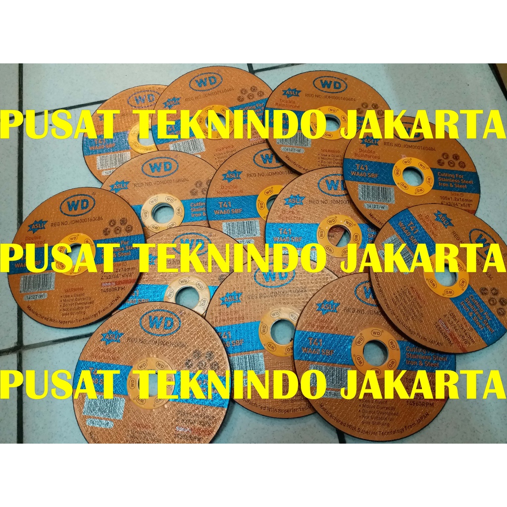 BATU GERINDA POTONG RESIBON WD 4" 100MM CUTTING WHEEL BATU GURINDA TIPIS
