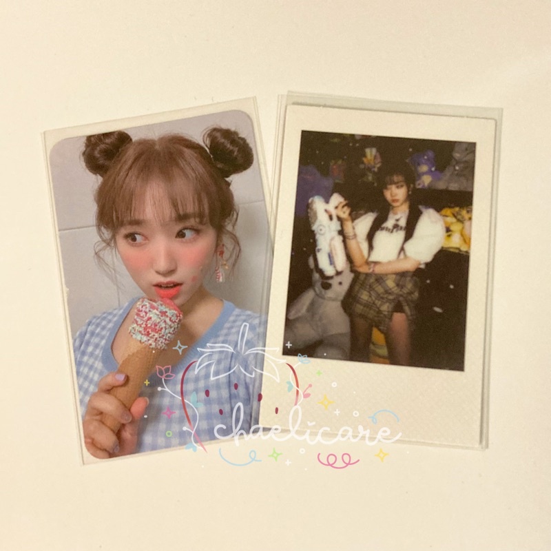 PC Photocard Izone Nako Es Krim Mainan Official Chaewon Aquarium Oneiric Diary OD Jo Yuri Topi Heart