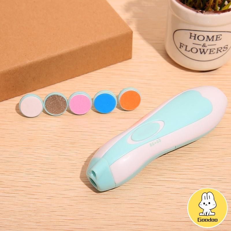 Baby Care Electric Nail Trimmer Gunting Kuku Bayi / Pemotong Kuku Bayi Clippers Set Tool Gunting Kuku -Doo