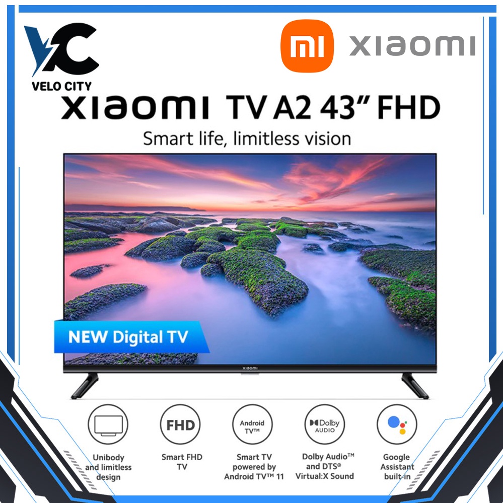 Xiaomi TV A2 FHD 43&quot; | TV Xiaomi 43 Inch A2 FHD Smart TV Android 11