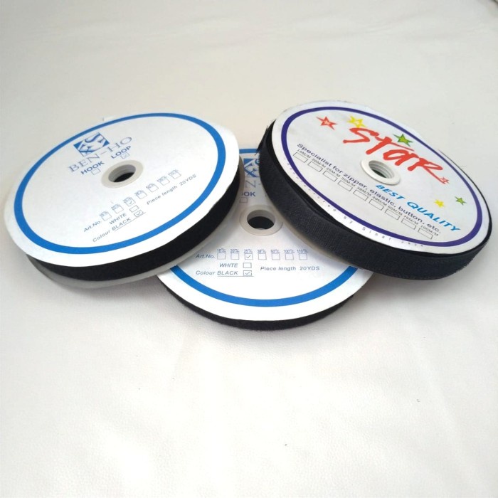 

Code560 Velcro Strap / Magic Tape Perekat Pengikat Kain 2,5 Cm Kasar 1 Rol