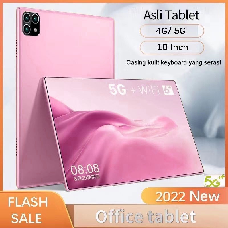 Tablet PC Asli Galaxy Tab P20 Baru 12GB + 512GB Tablet Android 10 Inci Layar Full Screen Layar Besar