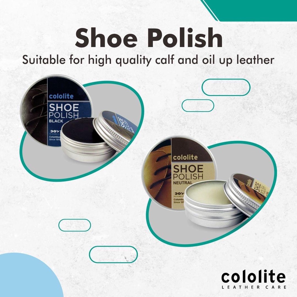 COLOLITE SHOE POLISH Semir Sepatu Kulit Pria Wanita Perawatan Sepatu Premium Shoe Leather Care Original