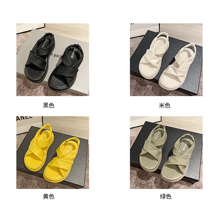 Sepatu Sandal Wedges NS A2026 Gofashion Sepatu Fashion Import Termurah Sandal Wanita Termurah