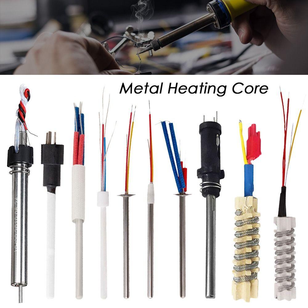 Solighter Metal Heating Core 220V 250W-700W Alat Las Yang Dapat Diganti860 852 950 Elemen Pemanas