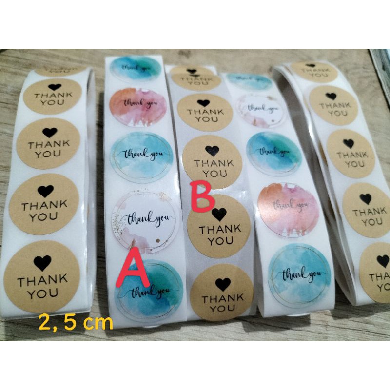 

Sticker packing thank you 50pcs