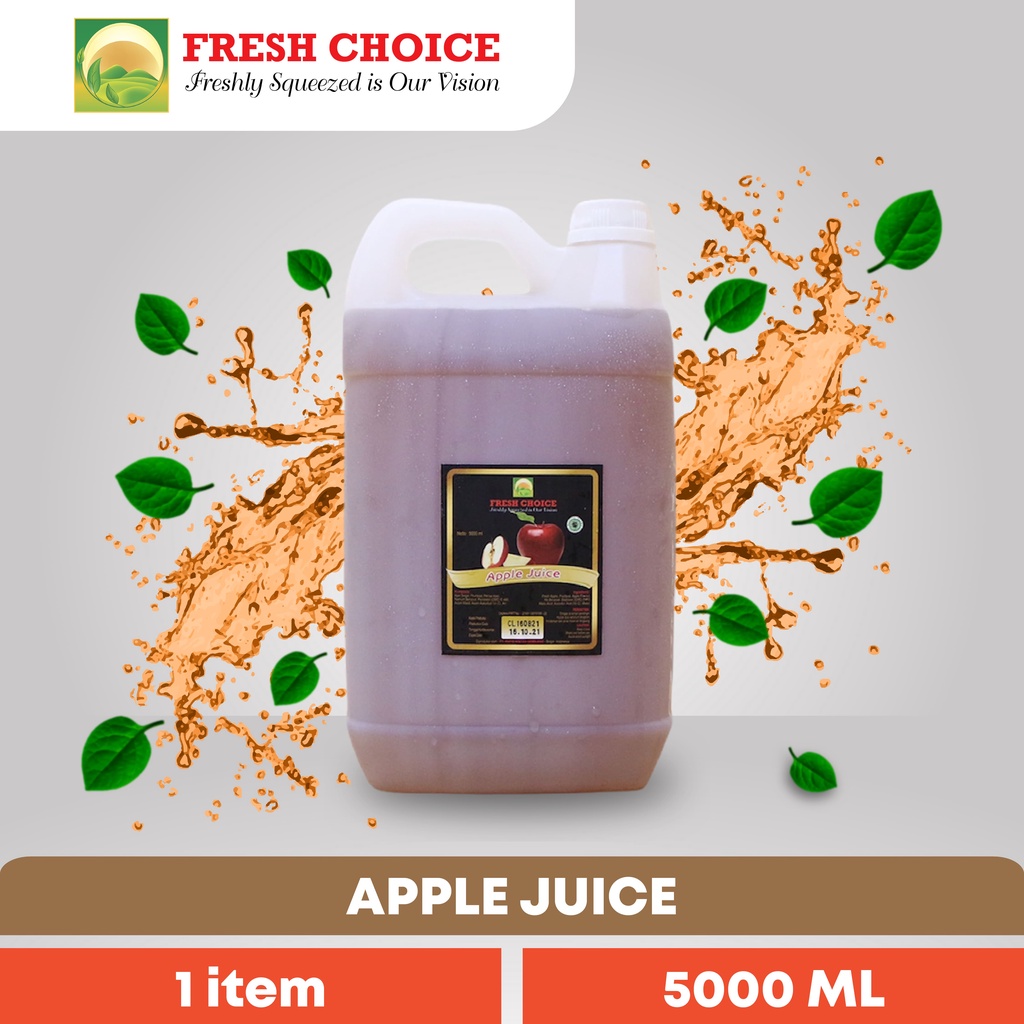 Jual Fresh Choice Juice Jus Apel 5000 ML Jus Buah / Jus Apel