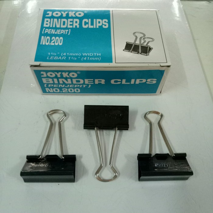 

murah Binder Clip No. 200 - Klip Kertas / Paper Clip