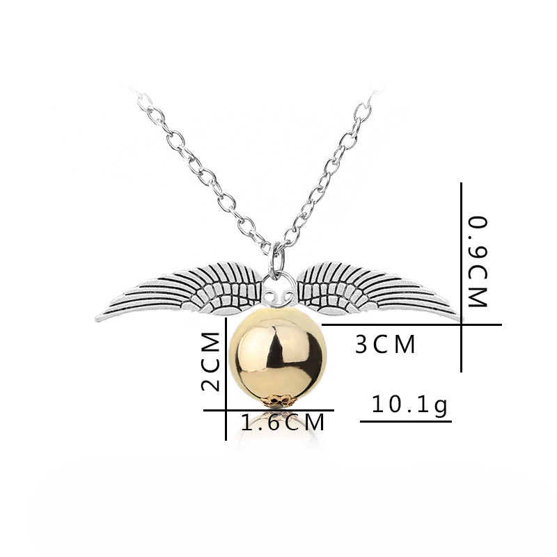 Pandora Kalung 925 Silver Harry Potter Dan The Deathly Hallows Snitch Pendant Untuk Pria Dan Wanita