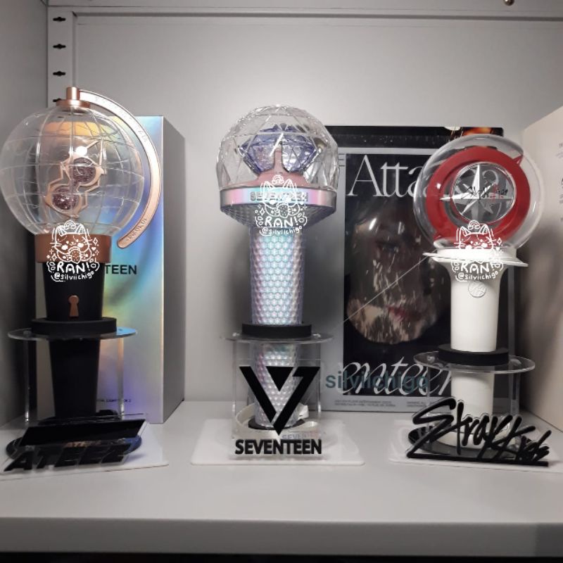 Lightstick Seventeen Ateez Stray Kids LS Carbong Lightiny Nachimbong Rent Sewa