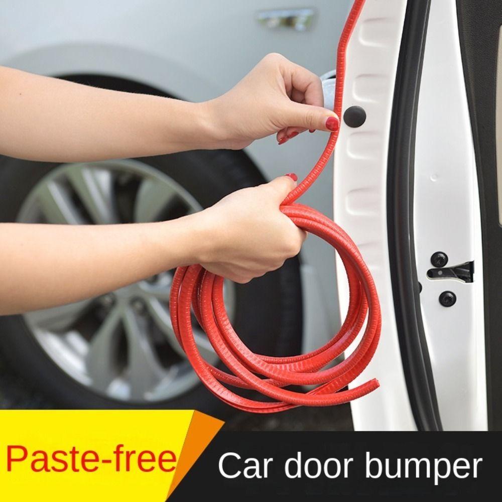 Lanfy Strip Pintu Mobil Free Tempel Bentuk U Car-styling Anti-Tabrakan Dekorasi Mobil Pelindung Tepi Pintu