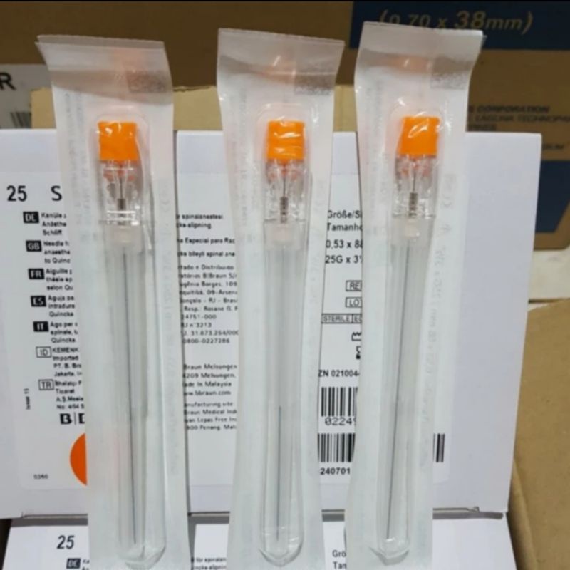 JARUM SPINOCAN 25 BBRAUN